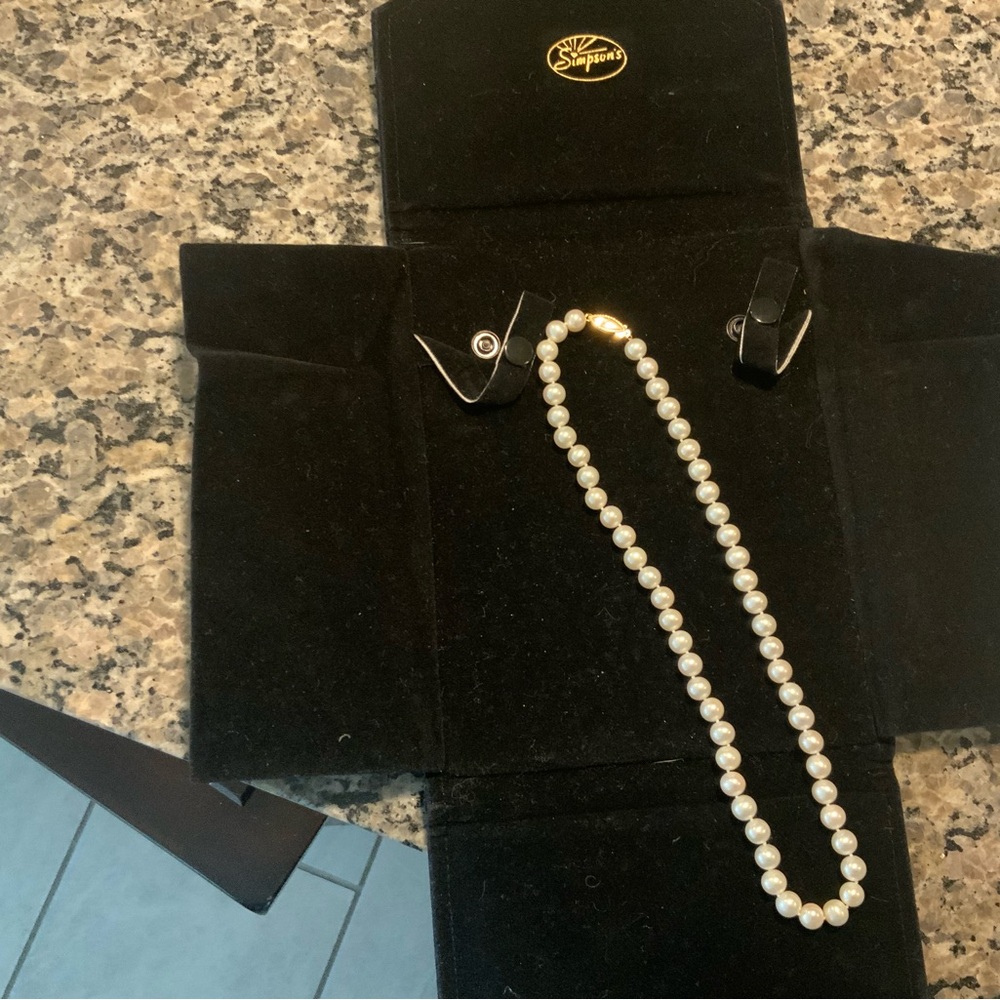 14K Freshwater Pearl 18”